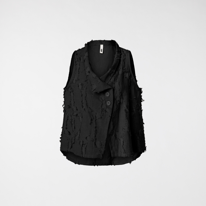 VEST IN FIL COUPE' FABRIC