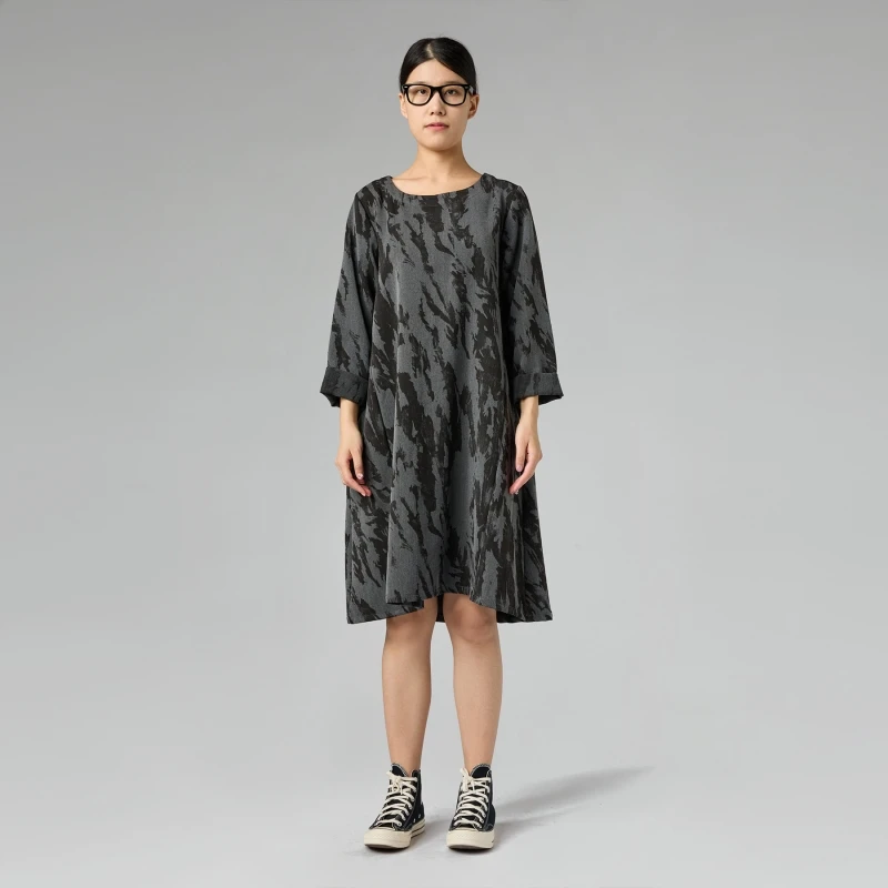 MIDI MELANGE DRESS