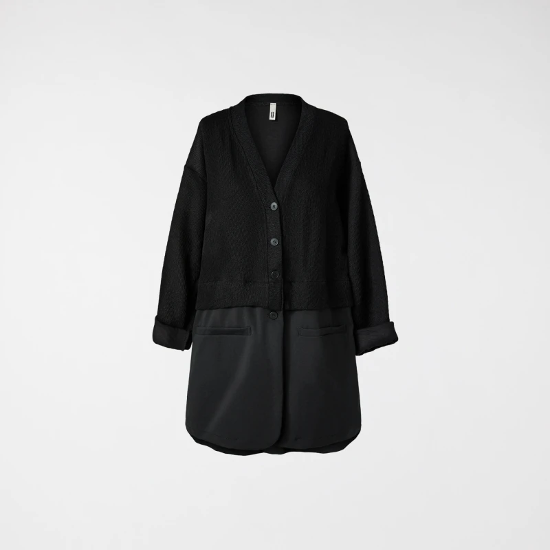 DOUBLE FABRIC BLAZER
