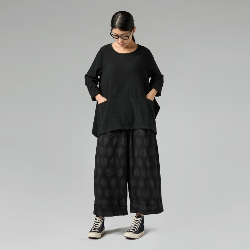 BAUMWOLL-HOSE MIT PUNKTEN...