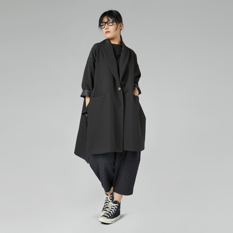 LINED JACKET WITH SPLITS
