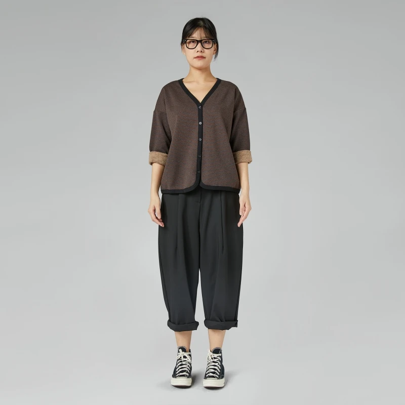 LOOSE TROUSERS BLACK