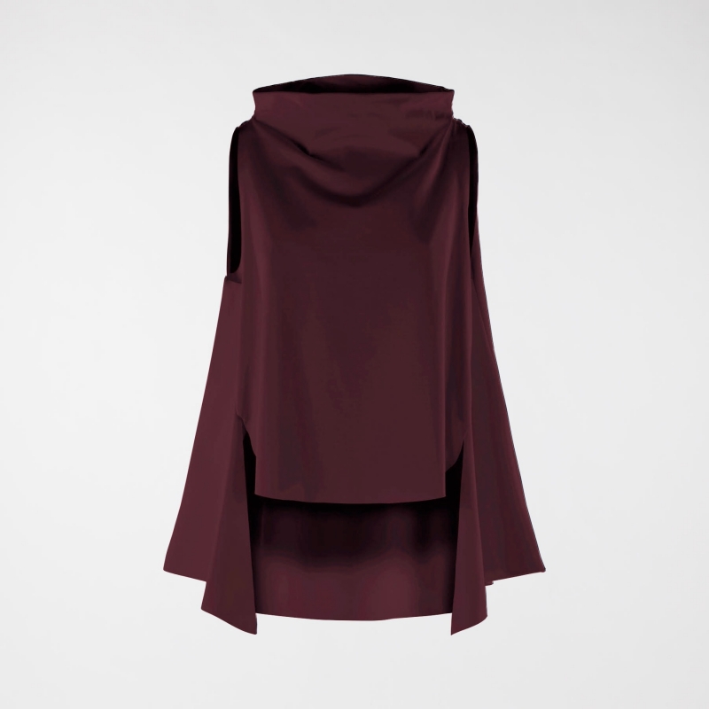 GILET A COLLO ALTO VINACCIA