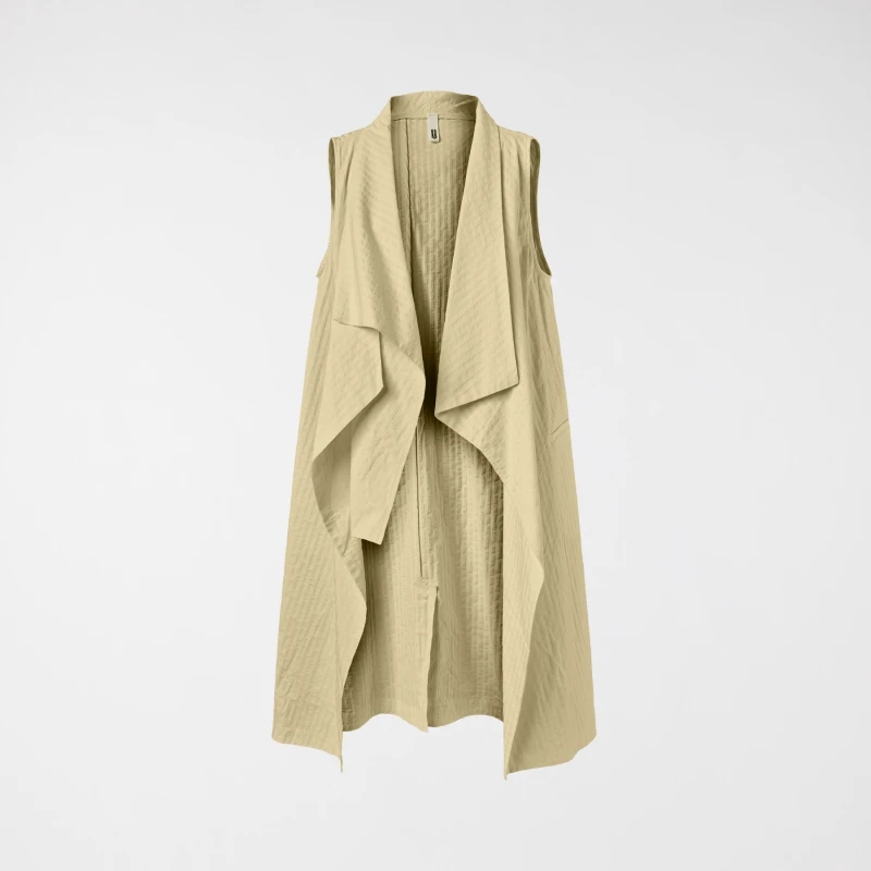 GILET IN TESSUTO SEERSUCKER...