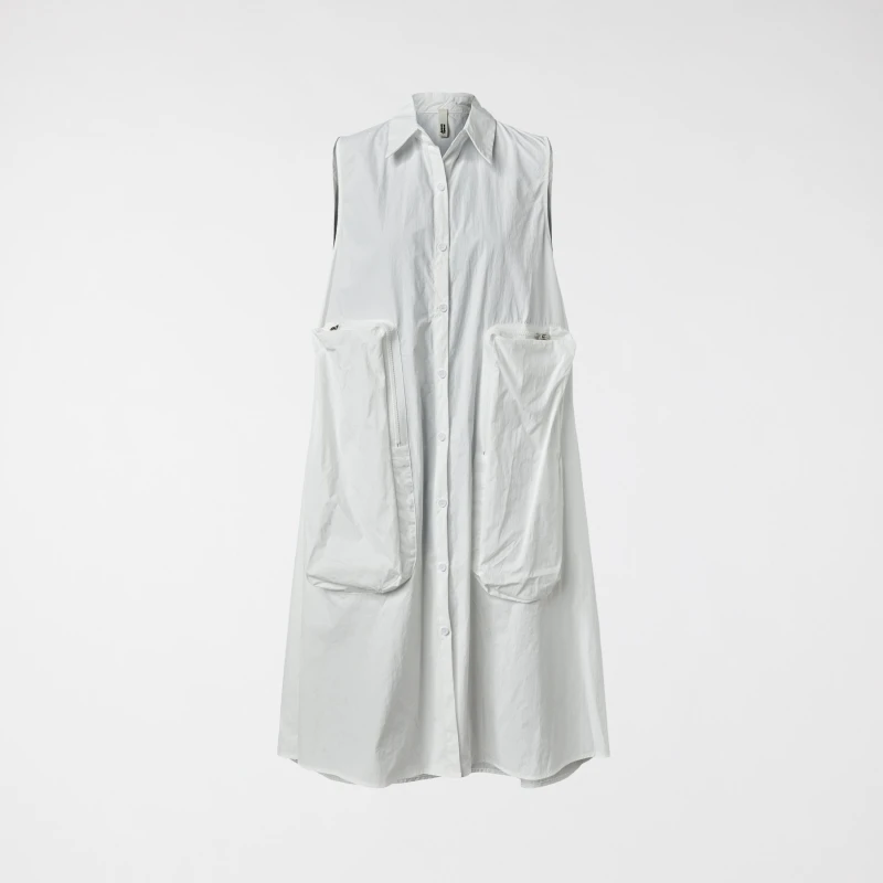 ABITO/GILET CON TASCHE BIANCO
