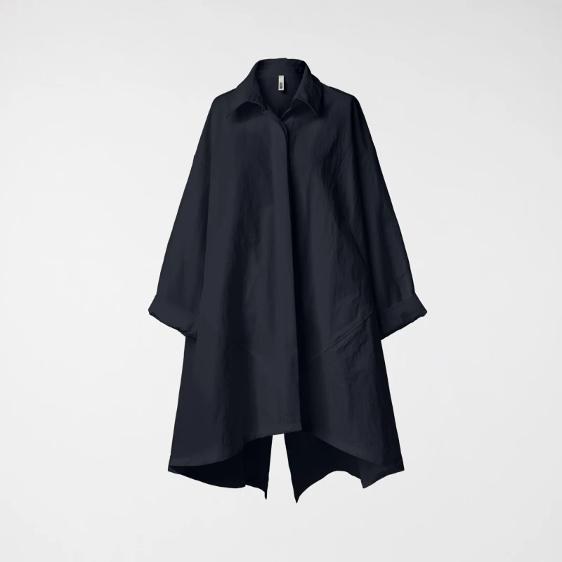 CHAQUETA CON ABERTURA AZUL