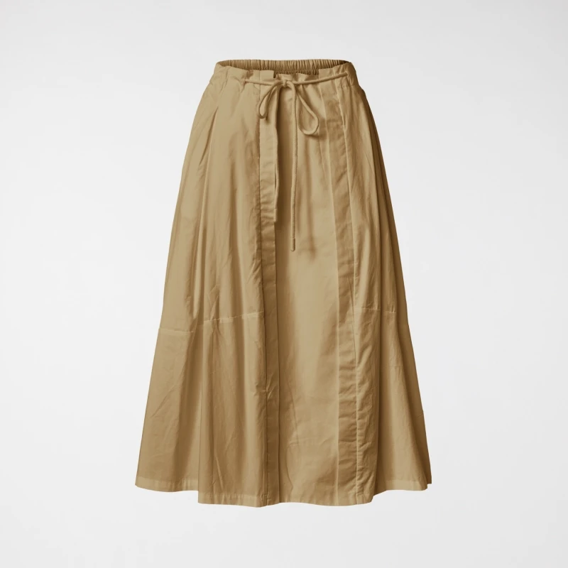 COTTON SKIRT WTH COULISSE...
