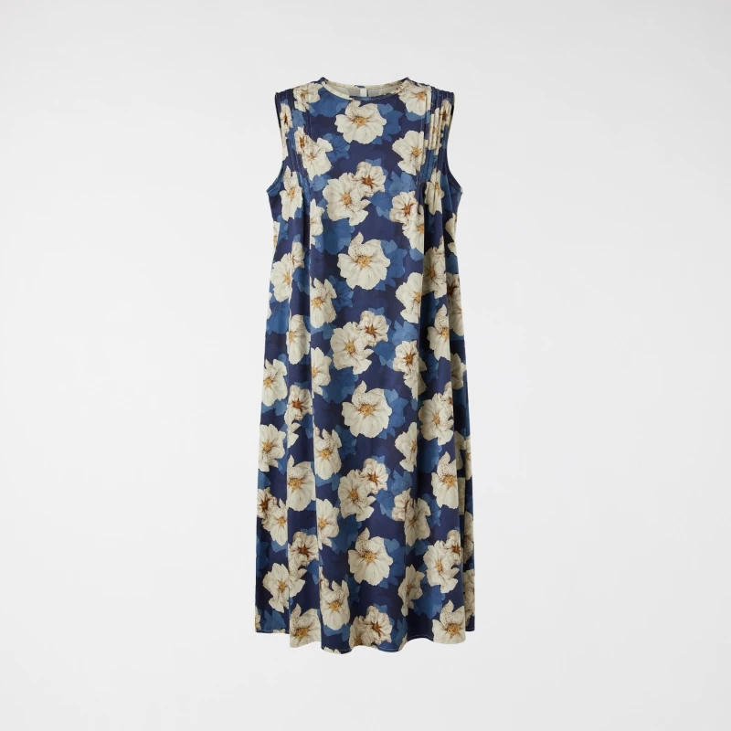 SLEEVELESS DRESS WITH WHITE...