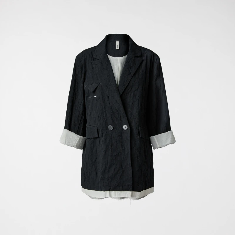 BLAZER CON FODERA IN ECRU'