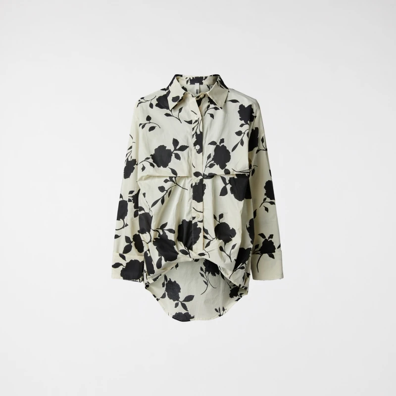 BLUSA CON STAMPA FLOREALE