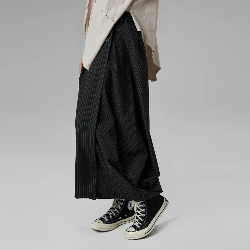 SKIRT EFFECT TROUSERS IN...