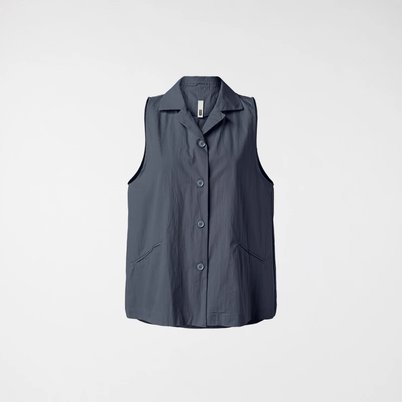GILET CON BOTTONI GRIGIO