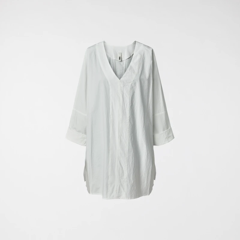 MAXI BLUSA CON SCOLLO A V...