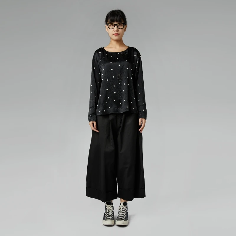 BLUSA IN RASO DI VISCOSA