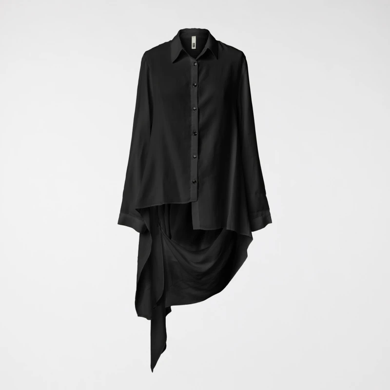 CAMICIA FLUIDA ASIMMETRICA...