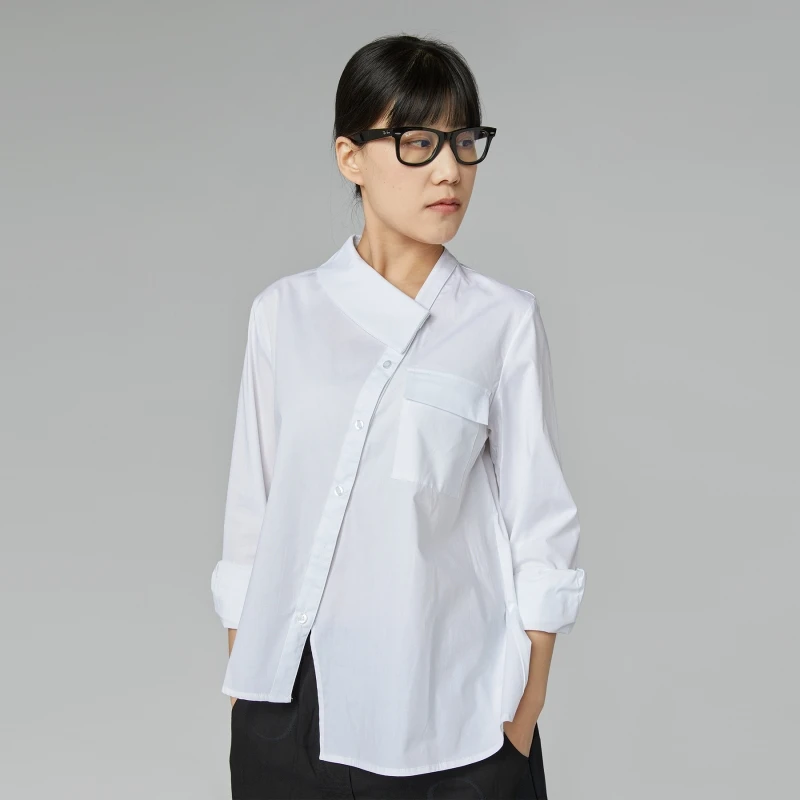 CAMICIA CON META' COLLETTO