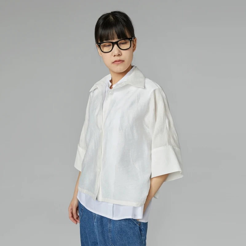 CAMICIA LEGGERA BIANCO