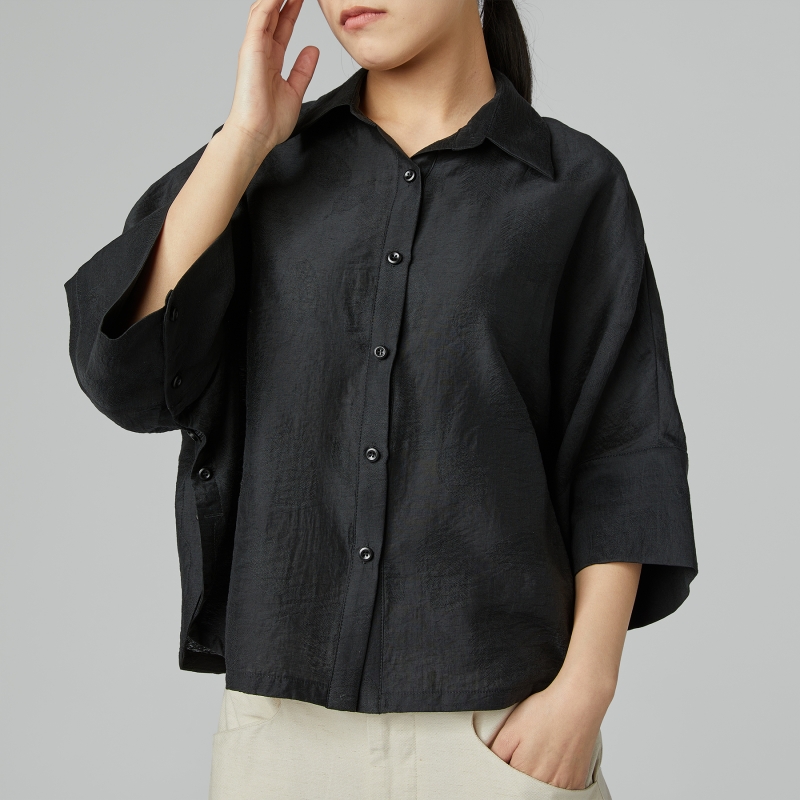 LEICHTES HEMD SCHWARZ