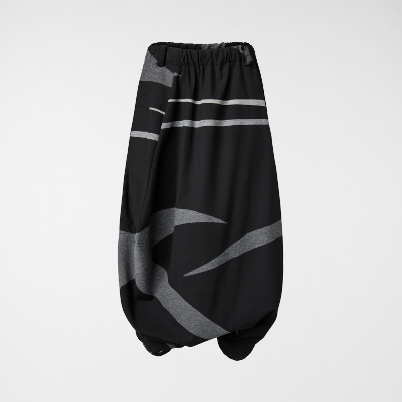 GEOMETRIC PATTERN PANTSKIRT
