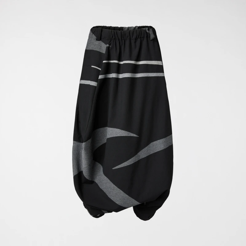 GEOMETRIC PATTERN PANTSKIRT