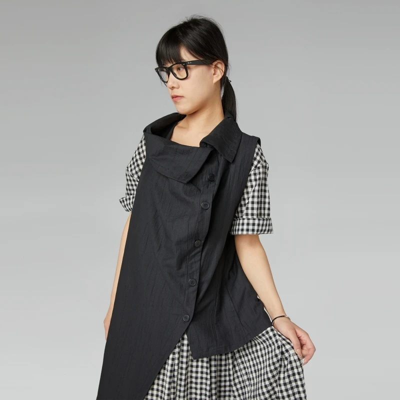 GILET ASIMMETRICO IN...