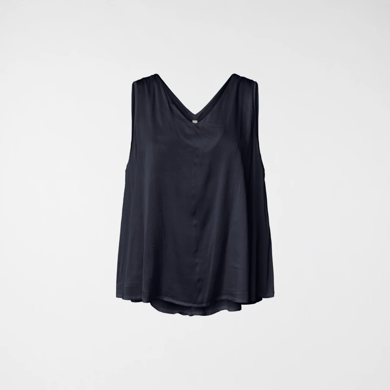 TOP IN RASO MISTO RAYON CON...