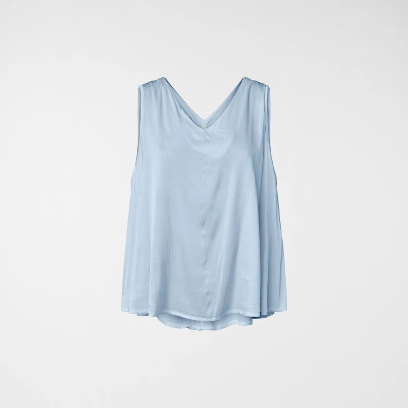 TOP IN RASO MISTO RAYON CON...