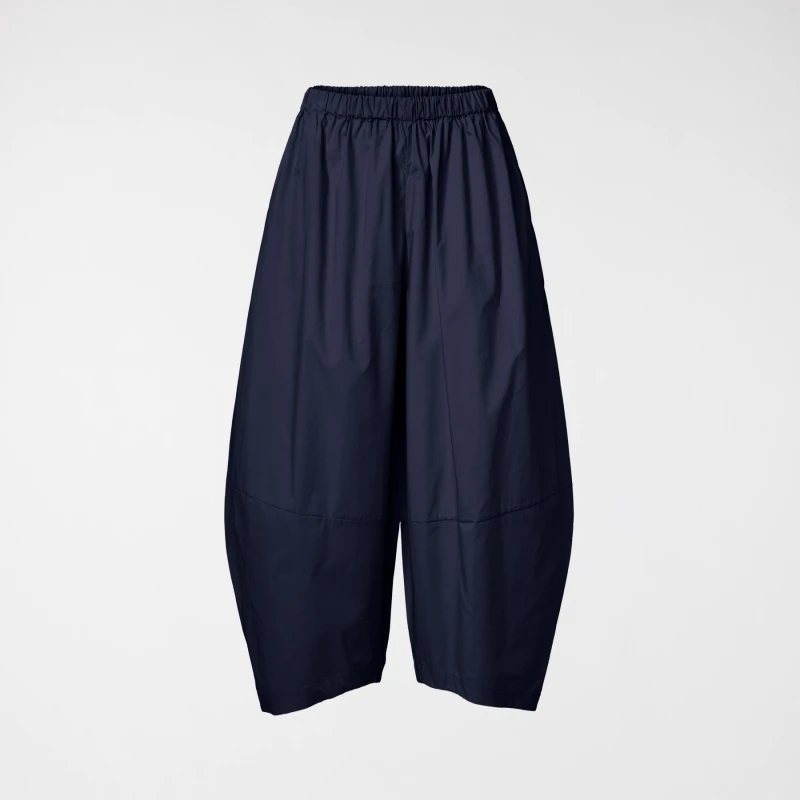 PANTALONE OVETTO IN COTONE BLU