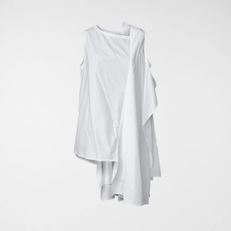 TOP CON SCOLLO ASIMMETRICO...