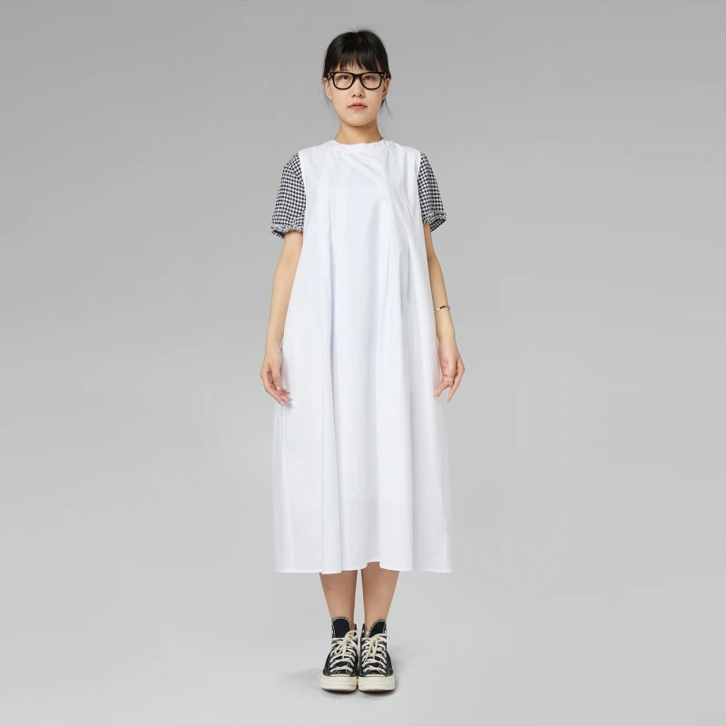 VESTIDO CON PLIEGUES...