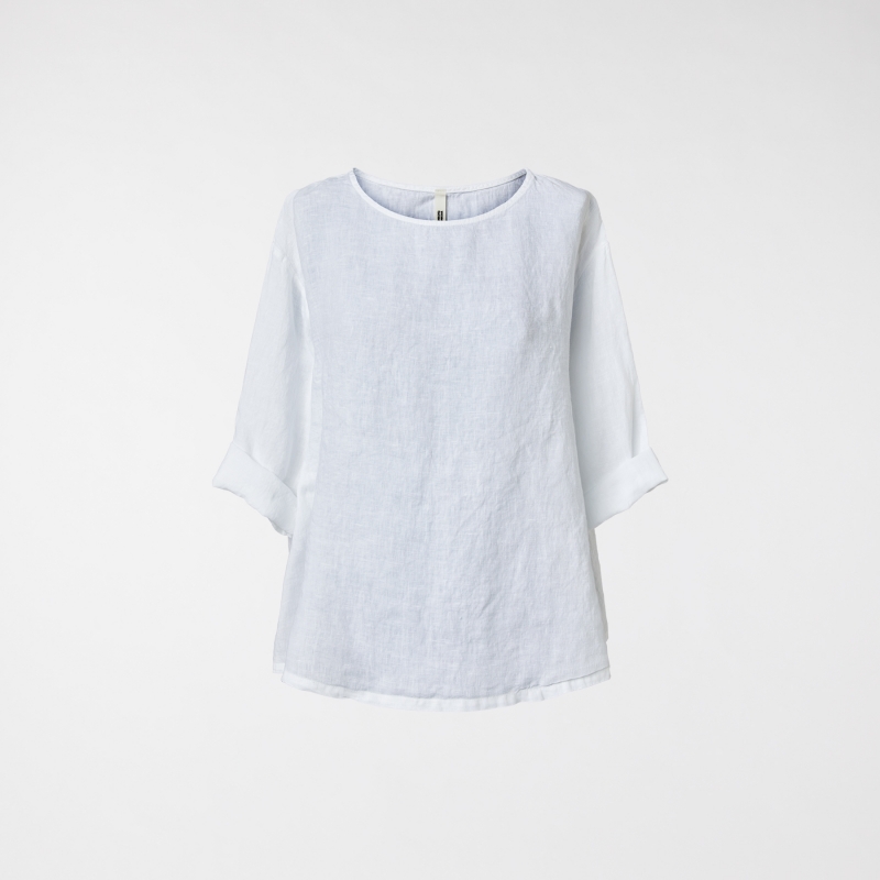 BLUSA DE LINO BLANCA