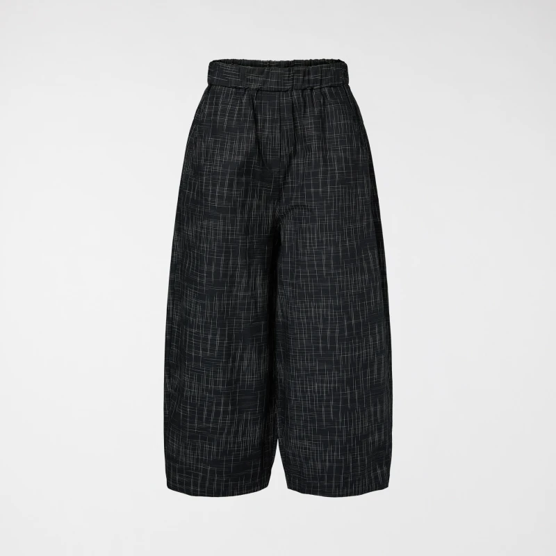 EGG-SHAPED TROUSERS WITH...