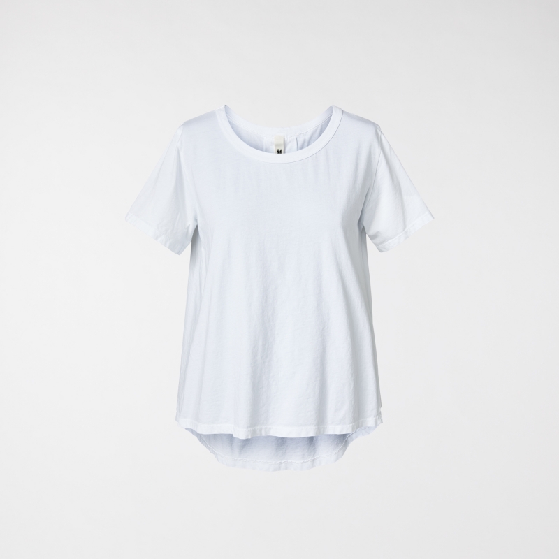 T-SHIRT BASICA A MANICHE...