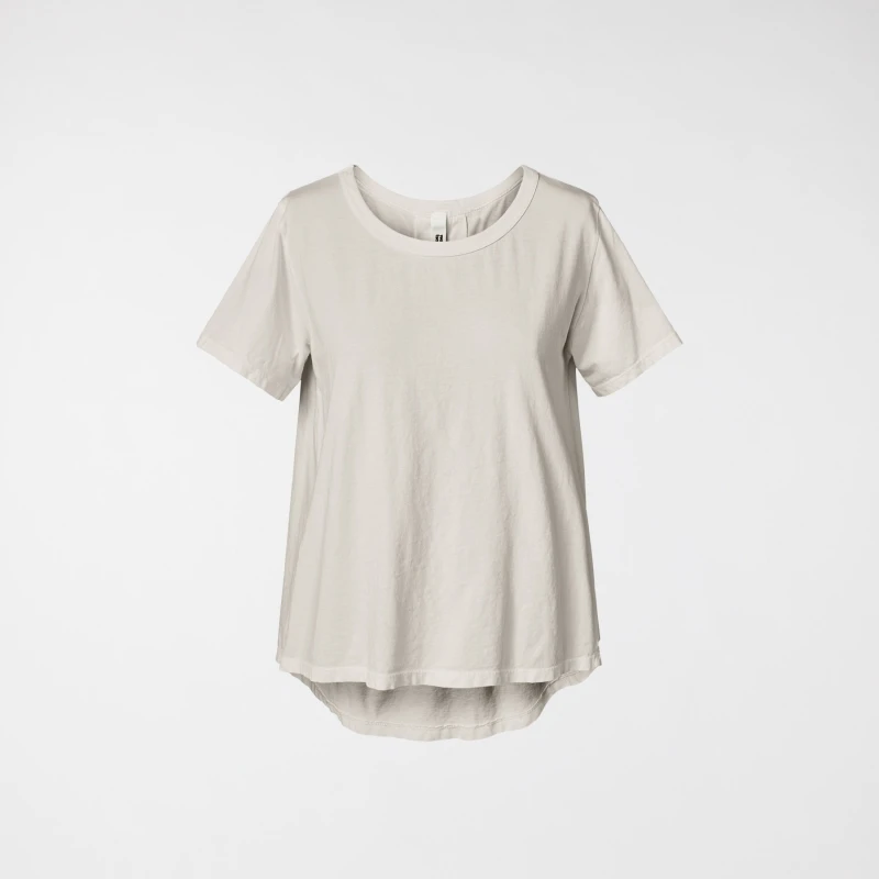 T-SHIRT BASICA A MANICHE...