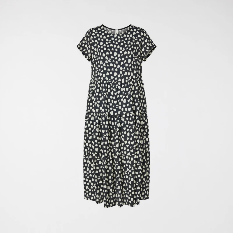 DRESS WITH ABSTRACT PATTERN