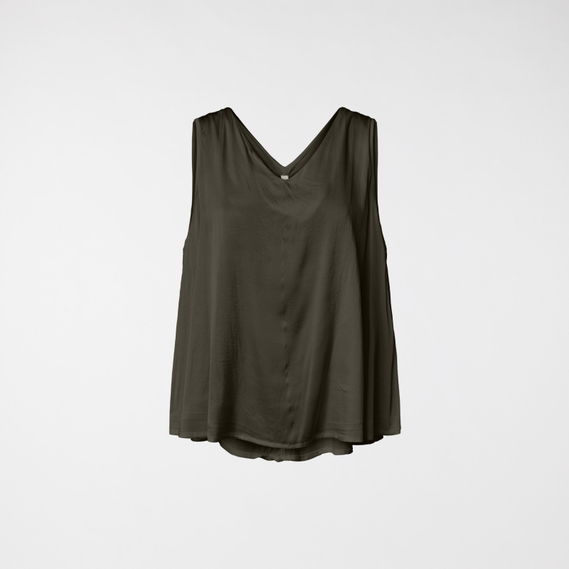 TOP IN RASO MISTO RAYON CON...