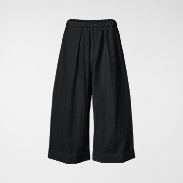 パンツ CO-COLLECTIONS Pants with front pleats (5006DVWSW22 BLACK) 15246730_002_main