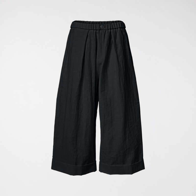 PANTALON À PLIS SUR LE...