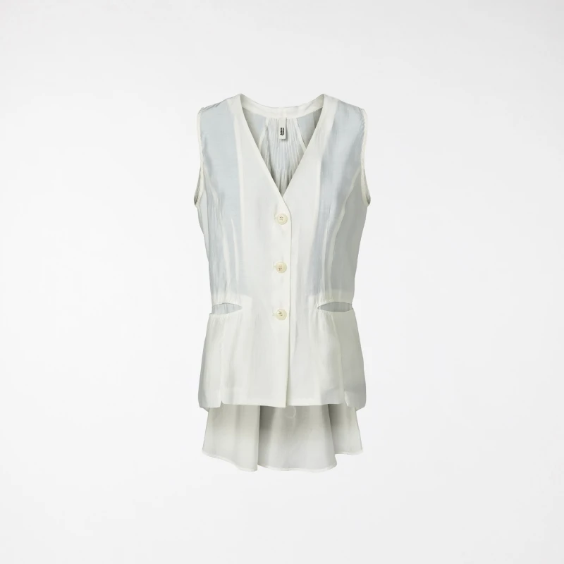GILET SEMITRASPARENTE