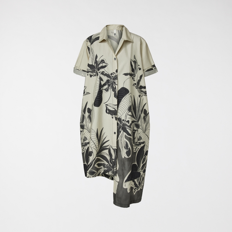 CAMISA LARGA ESTAMPADA...
