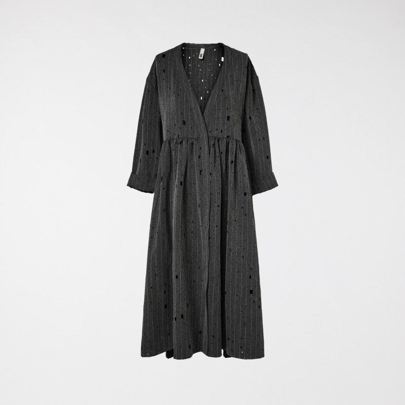 PERFORATED CARDIGAN IN...