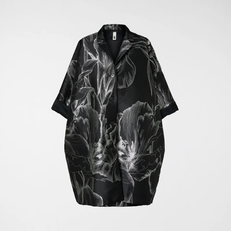 GIACCA KIMONO CON FIORI...