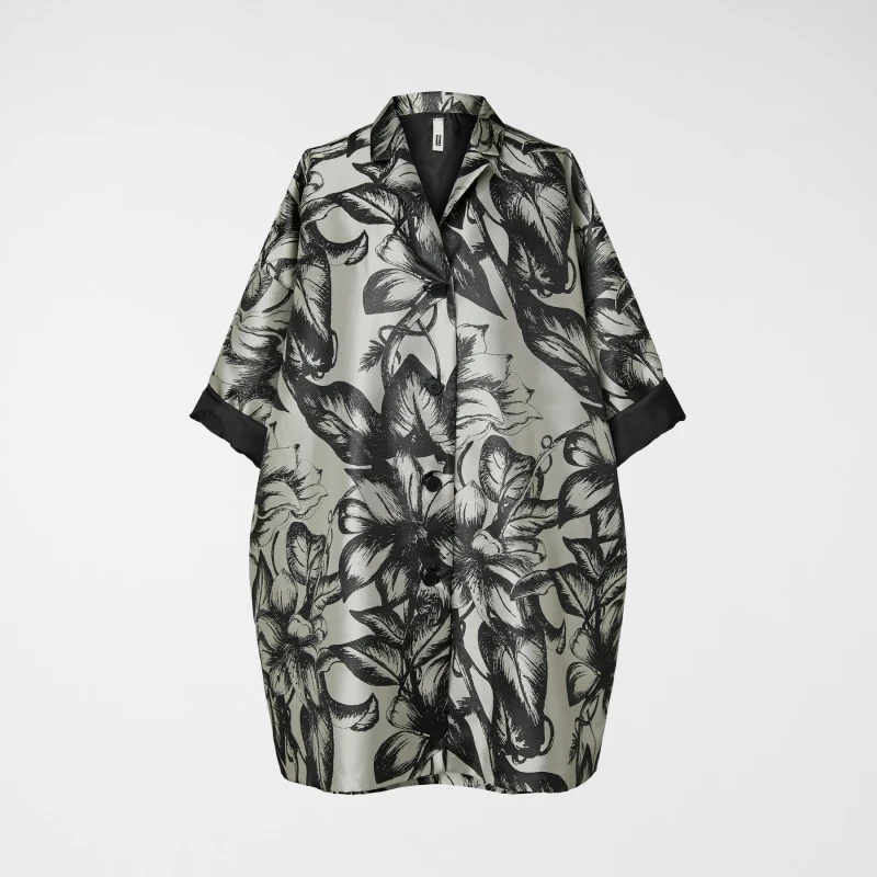 GIACCA KIMONO PERLATO CON...