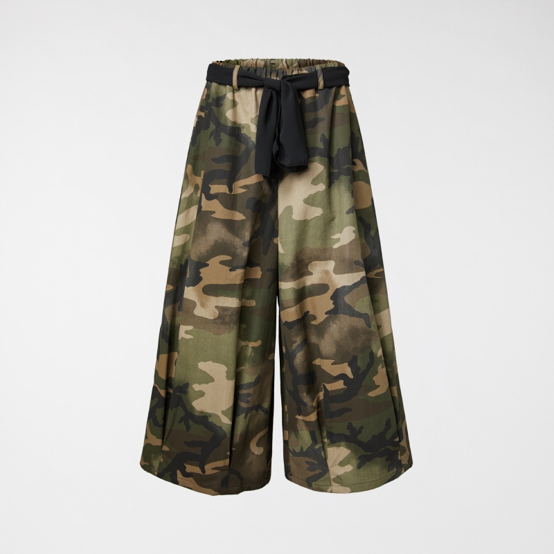 PANTALON EN COTON AVEC...