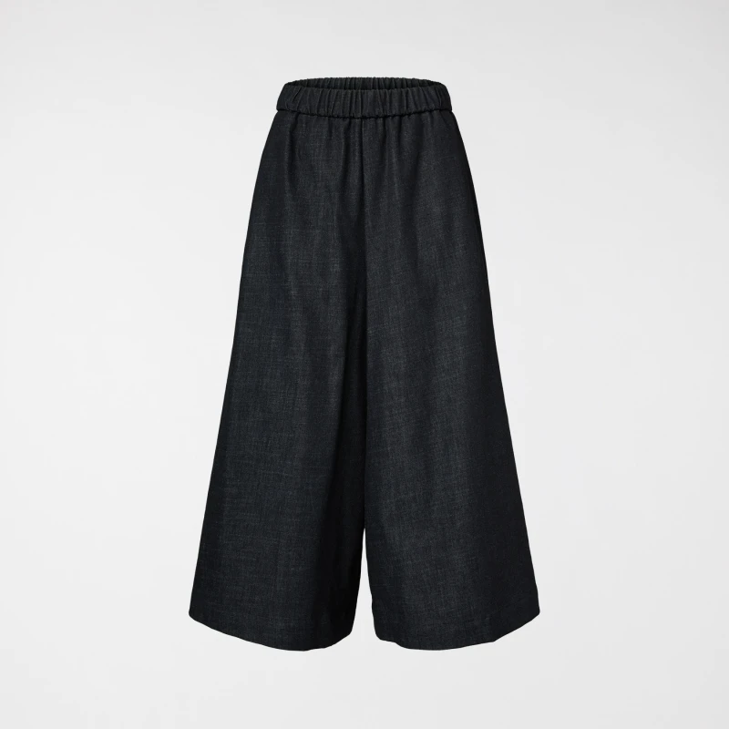PANTALONI A GAMBA LARGA IN...