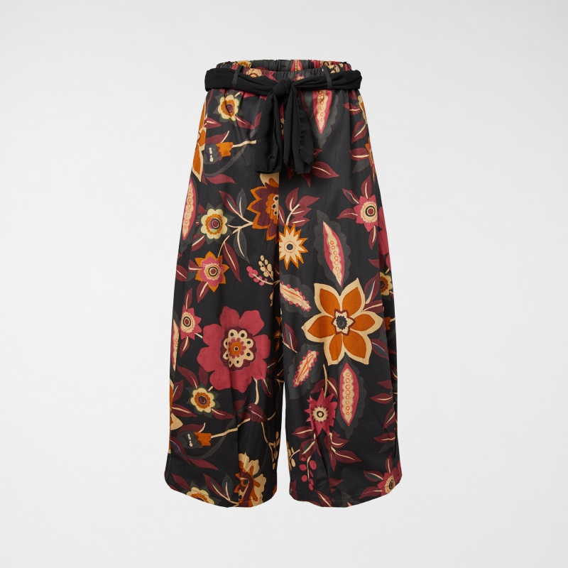 PANTALONI CON STAMPA AUTUNNALE