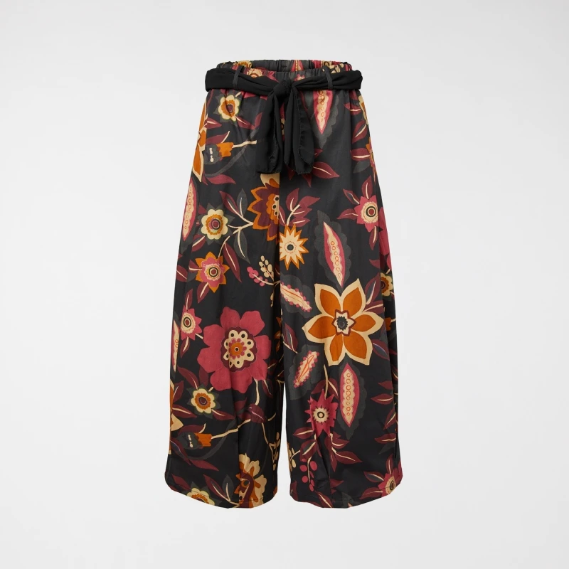 TROUSERS WITH AUTUMN PRINT