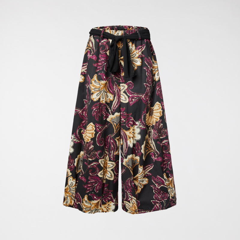 PANTALONI IN COTONE CON STAMPA