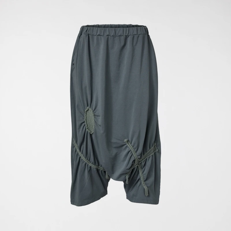 PANTALONI A BOLLE GRIGIO