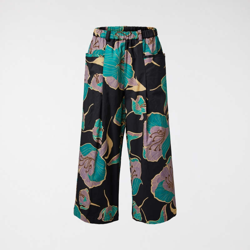 HOSE MIT BLUMENPRINT